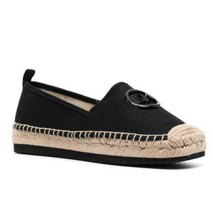 🔥HP🔥 MICHAEL KORS Lenny Canvas Slip-On Espadrille